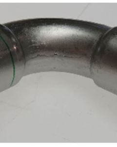 SS Press elbow 22mm 90° bushing/bushing